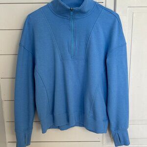 Womens RBX Active Scuba Quarter Zip - Coastal Blue